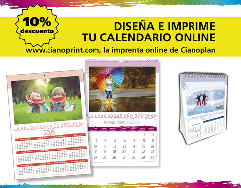 Calendario personalizado con tus fotos